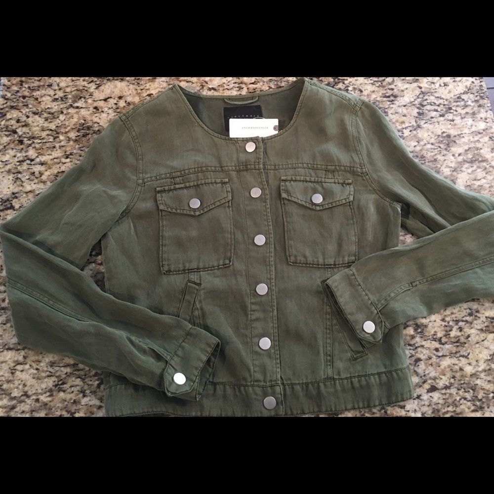 Anthropologie jacket size xs